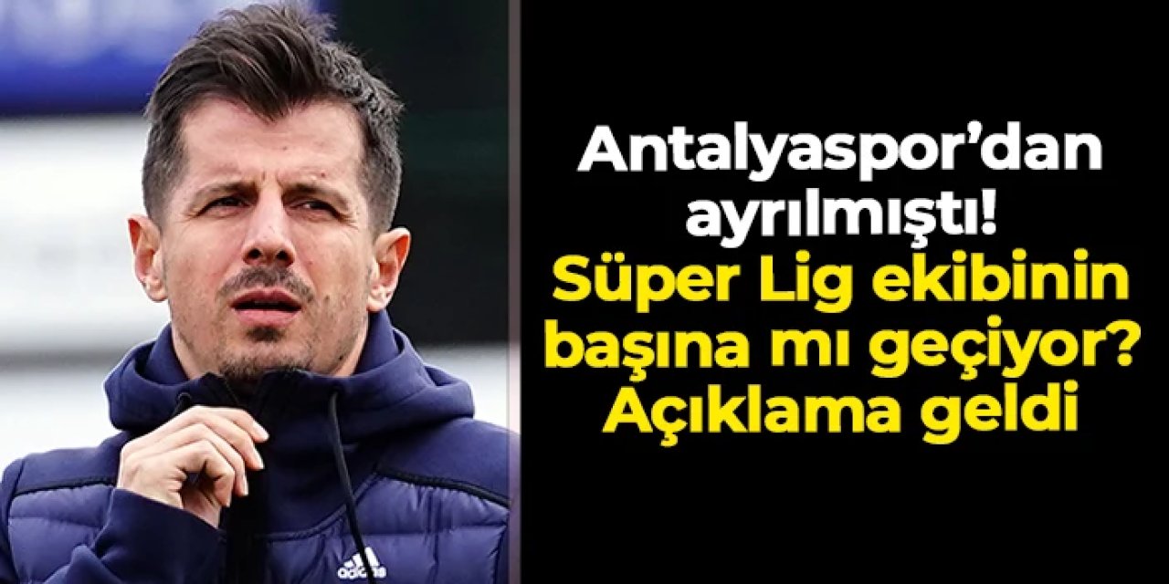 Antalyaspor'dan ayrılmıştı: Belözoğlu, Süper Lig ekibinin başına mı geçiyor? Açıklama geldi