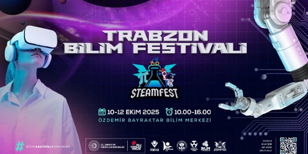 Trabzon Bilim Festivali başlıyor!
