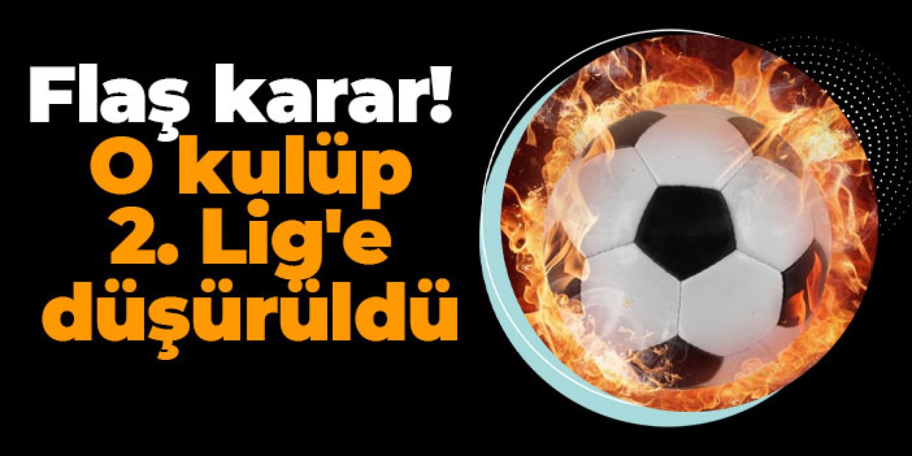 Fransa'da şok karar! O kulüp 2. Lig'e düşürüldü