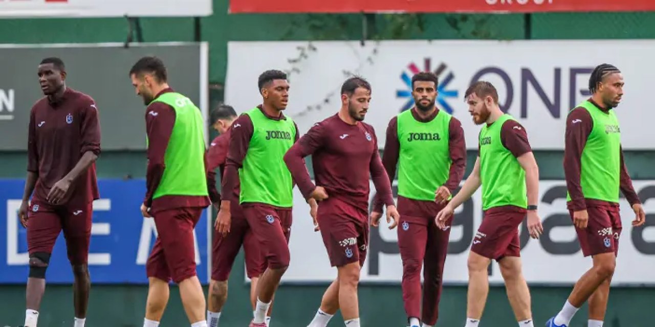 Trabzonspor yağmur altında çalıştı: Rizespor hazırlıkları sürüyor