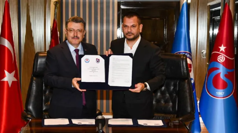 Trabzon Büyükşehir ile Trabzonspor, Kolej için protokol imzaladı