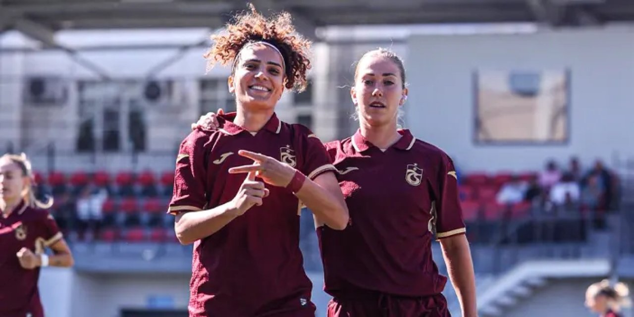 Trabzonsporlu kadınlar Gaziantep'te 5 golle galip!