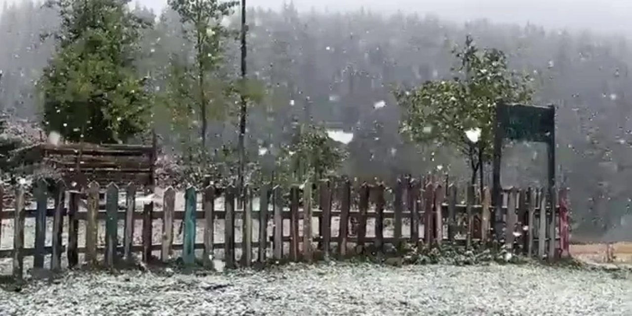 Ordu'ya yılın ilk karı düştü