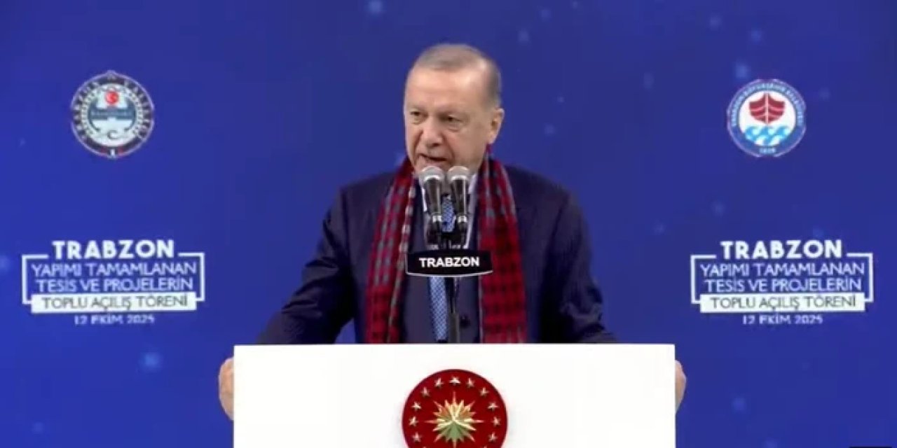 Cumhurbaşkanı Erdoğan'dan Trabzon'a 2 büyük müjde! "İhaleyi bu sene yapıyoruz"