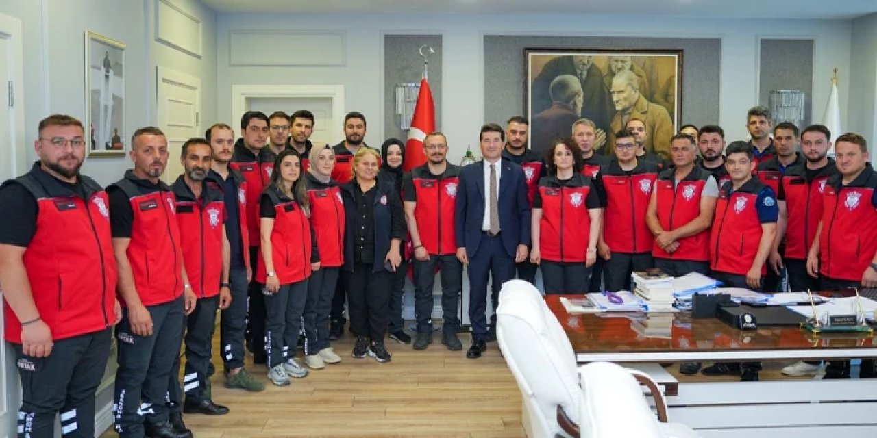 Ortahisar Belediyesi Arama Kurtarma ekibi hazır kıta!