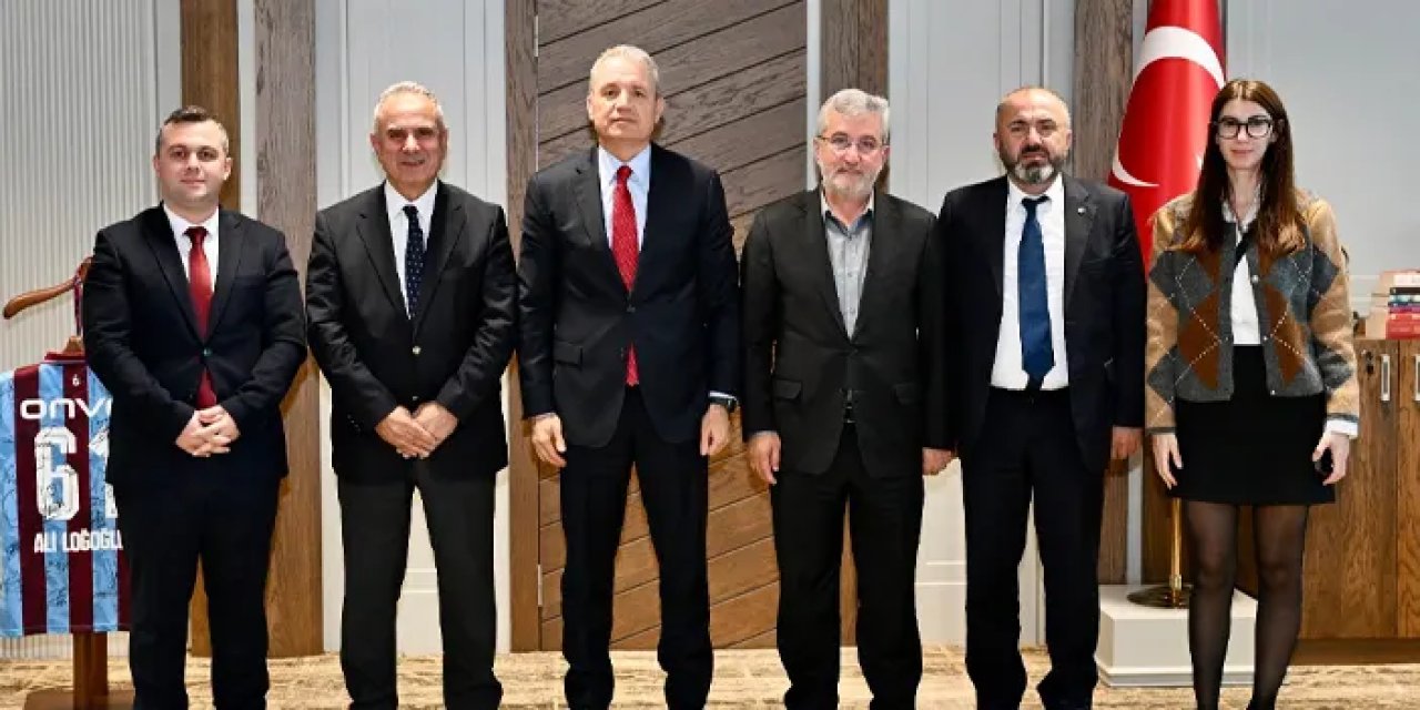 Trabzon Ticaret Borsası'ndan Emniyet Müdürü Ali Loğoğlu'na ziyaret