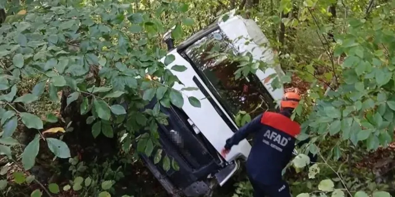 Ordu'da minibüs 100 metreden şarampole uçtu: Feci kazada 11 yaralı var