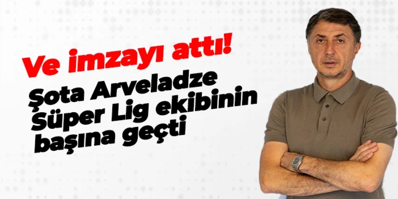 Ve imzayı attı! Şota Süper Lig ekibinin başına geçti