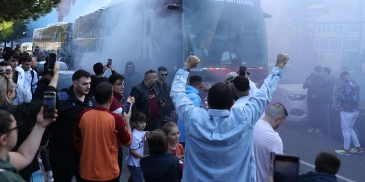 Trabzonspor Rize'ye böyle gitti!