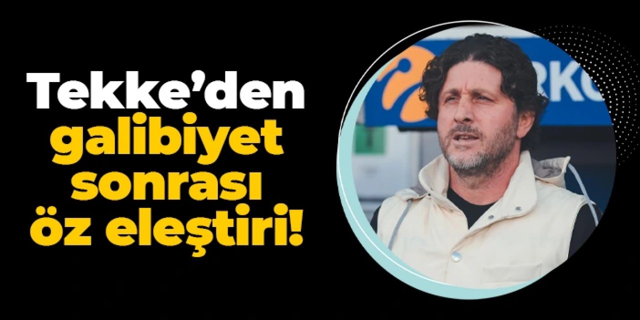 Fatih Tekke'den Rizespor maçı sonrası çarpıcı sözler! "Beklentimin altındaydı"