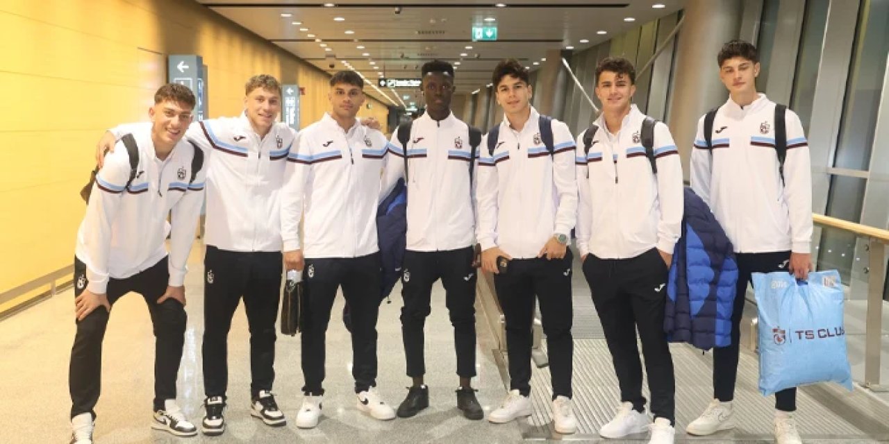Trabzonspor U19 takımı Helsinki maçı için Finlandiya'da