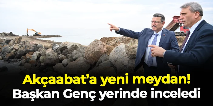 Trabzon Büyükşehir Akçaabat'a Sargana Meydan projesini kazandırıyor