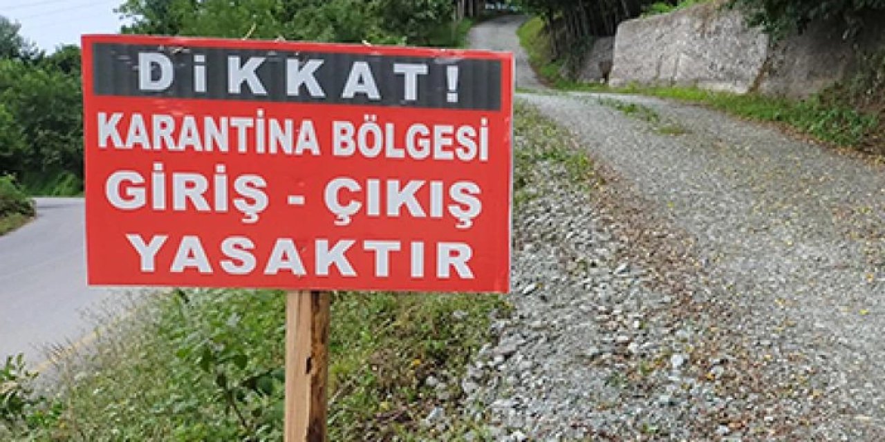 Giresun'da şap hastalığı alarmı: 13 köy ve 3 mahalle karantinaya alındı