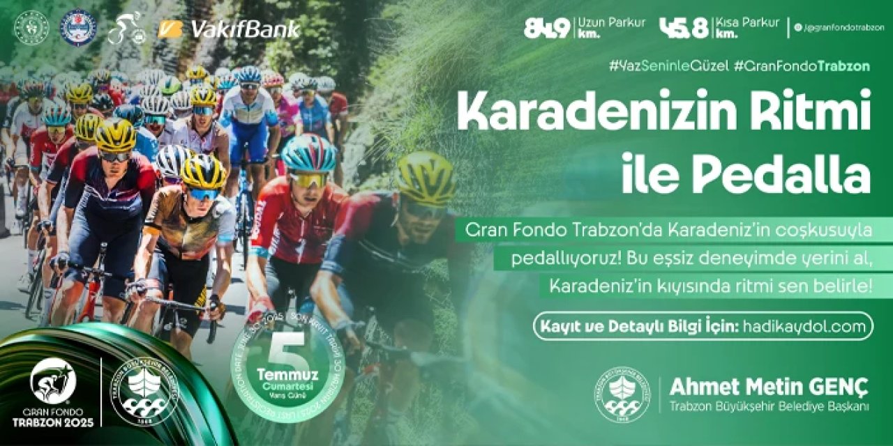 Trabzon Büyükşehir'den Gran Fondo Bisiklet Yarışı daveti