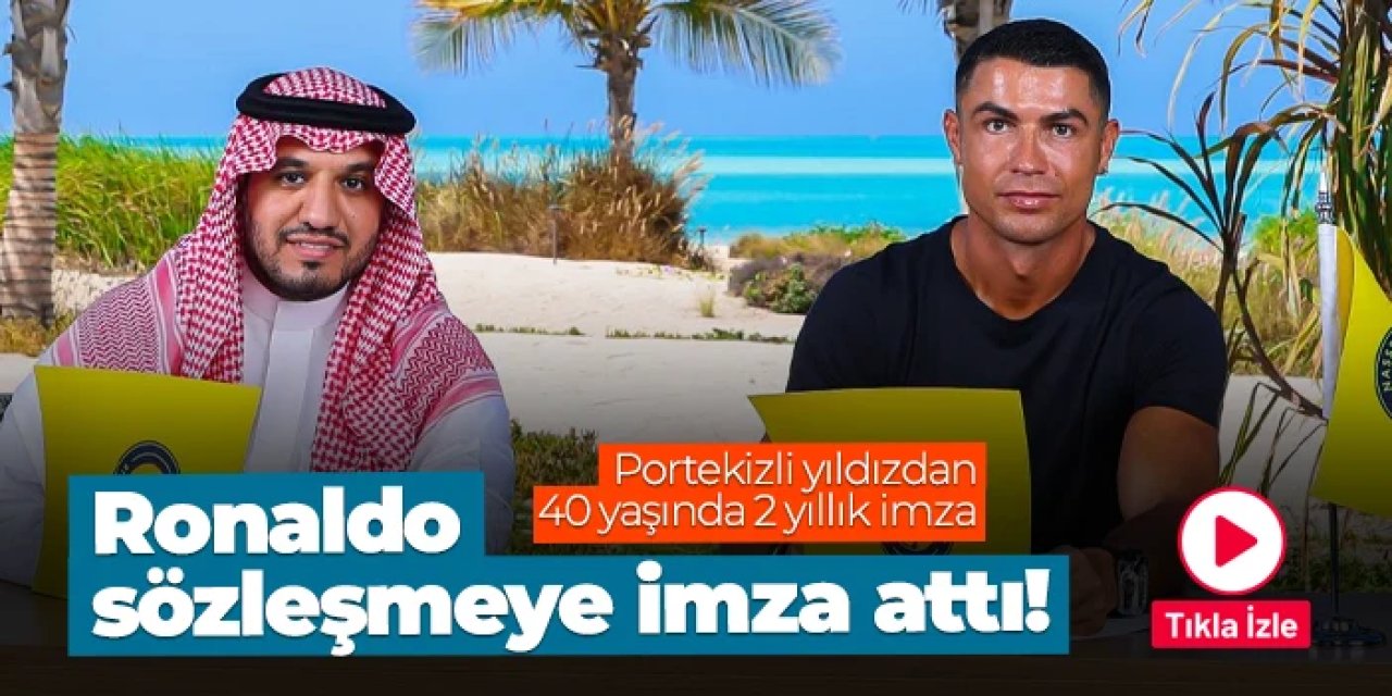 Cristiano Ronaldo'dan 40 yaşında 2 yıllık imza
