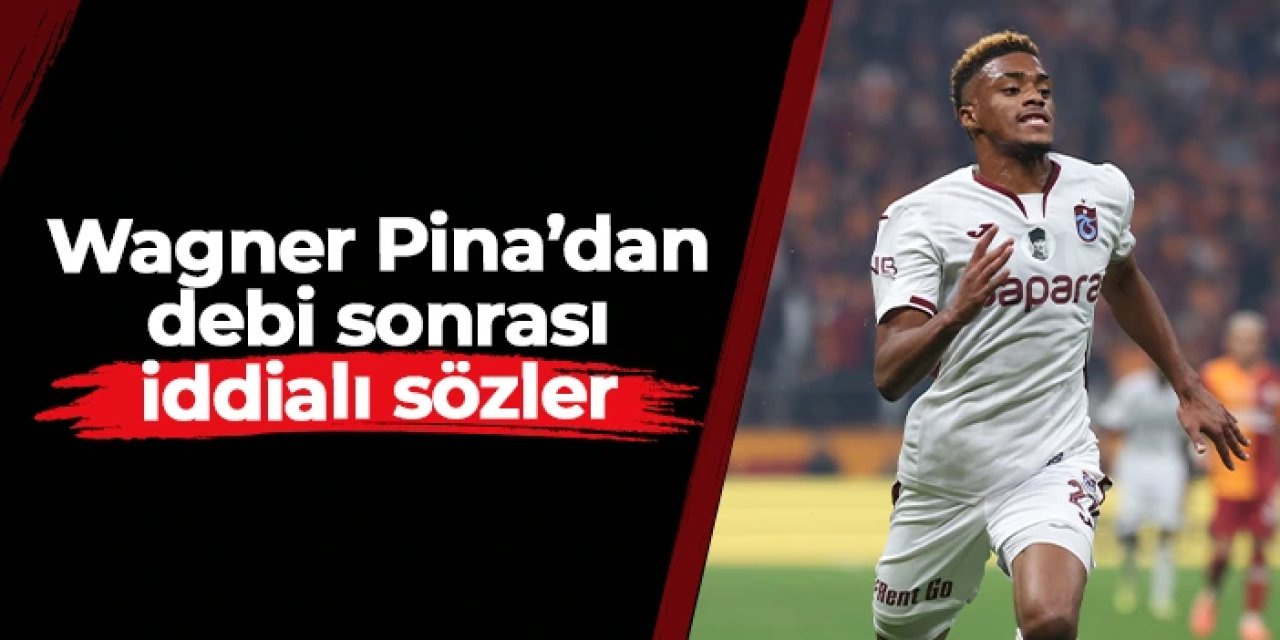 Trabzonspor'da Pina'dan derbi sonrası iddialı sözler!
