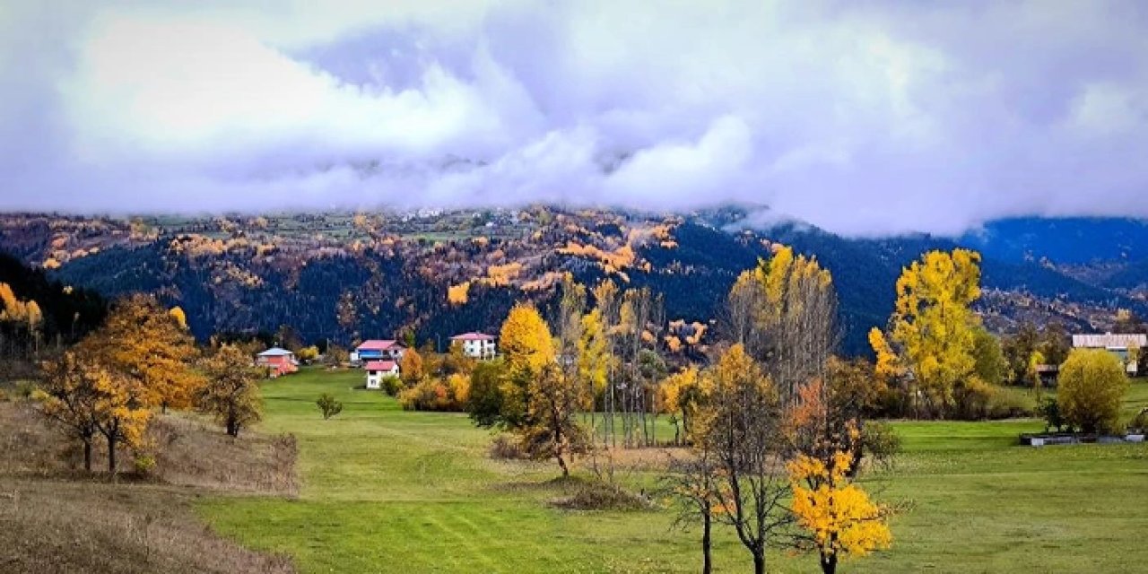Artvin Şavşat'ta büyüleyen sonbahar manzaraları