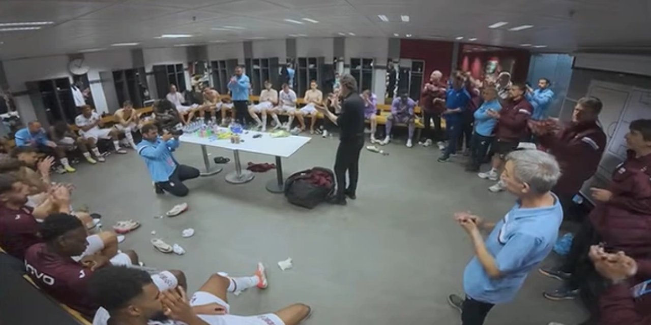 Futbolcular elleri patlarcasına alkışlamış! İşte Fatih Tekke'nin maç sonu sözleri