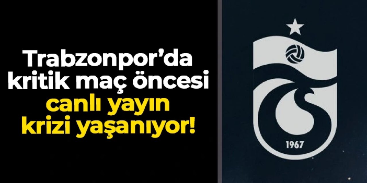 Trabzonspor'da canlı yayın krizi! HJK Helsinki maçının yayıncısı yok