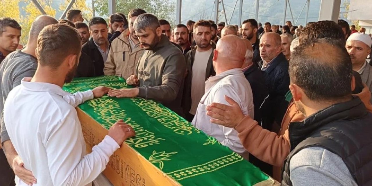 Ordu'da enkaz altında hayatını kaybeden Burak Kilci toprağa verildi