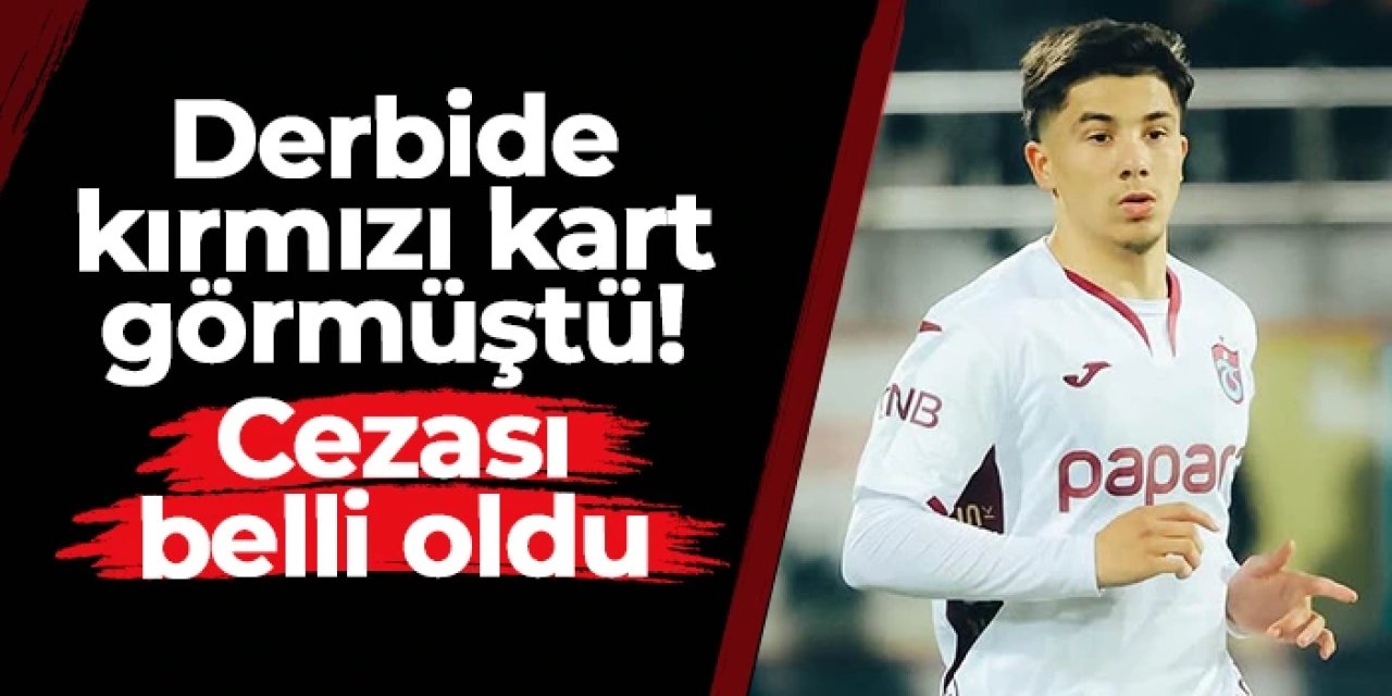 PFDK Trabzonsporlu Benjanmin Bouchouari'nin cezasını açıkladı!