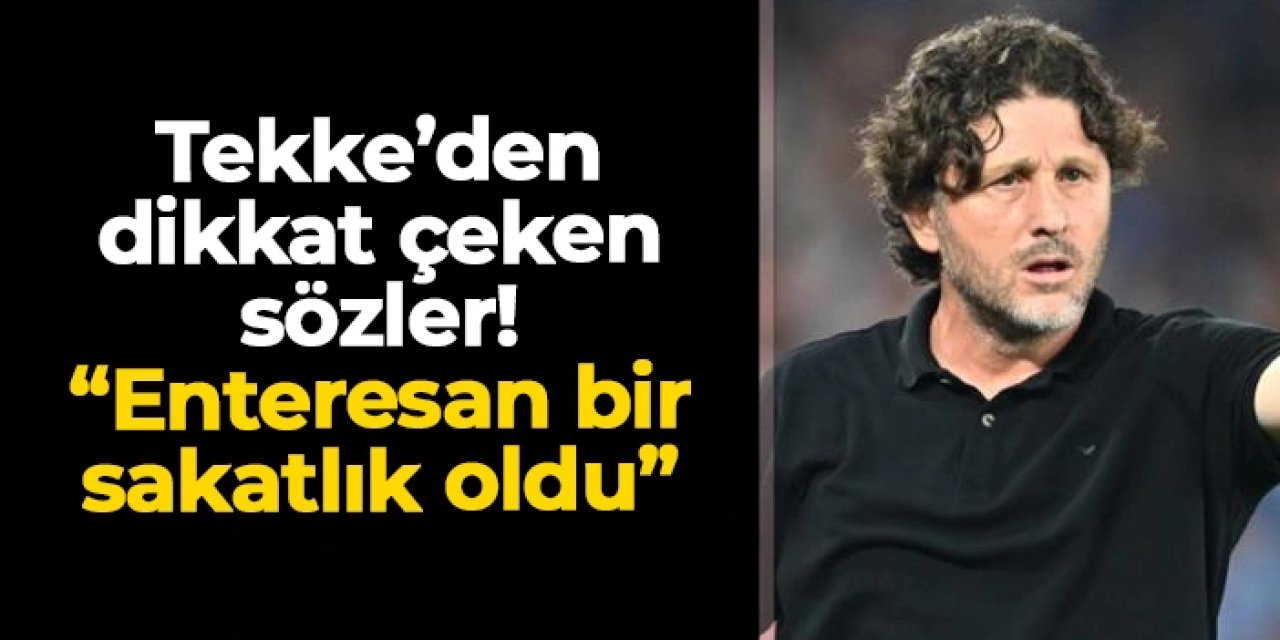 Fatih Tekke Alanyaspor maçı öncesi açıkladı! "Enteresan bir sakatlık oldu!"