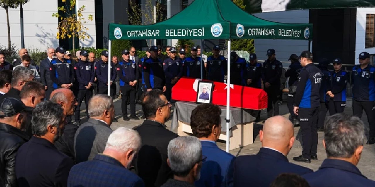 Ortahisar Belediyesi Zabıta Müdürlüğü personeli Zihni Yoldaş'a son veda