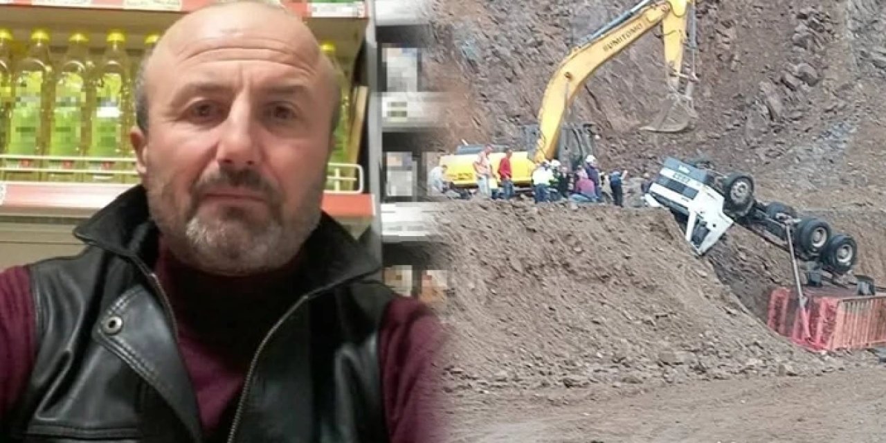 Ordu Ulubey'de taş ocağında kamyon devrildi: 1 kişi öldü