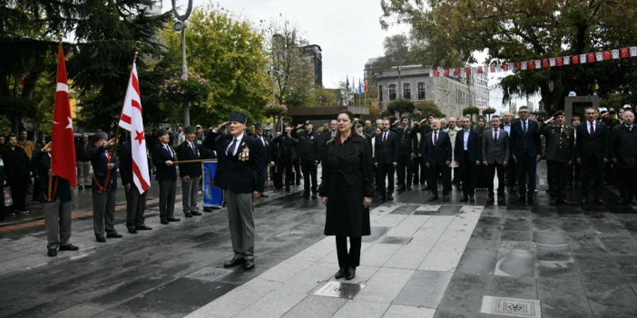 Trabzon’da KKTC’nin 42. kuruluş yıl dönümü törenle kutlandı