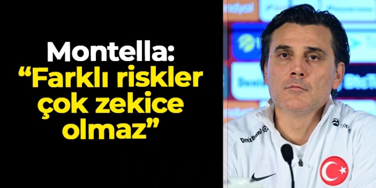 Montella Bulgaristan maçı sonrası konuştu! "Farklı riskler çok zekice olmaz"