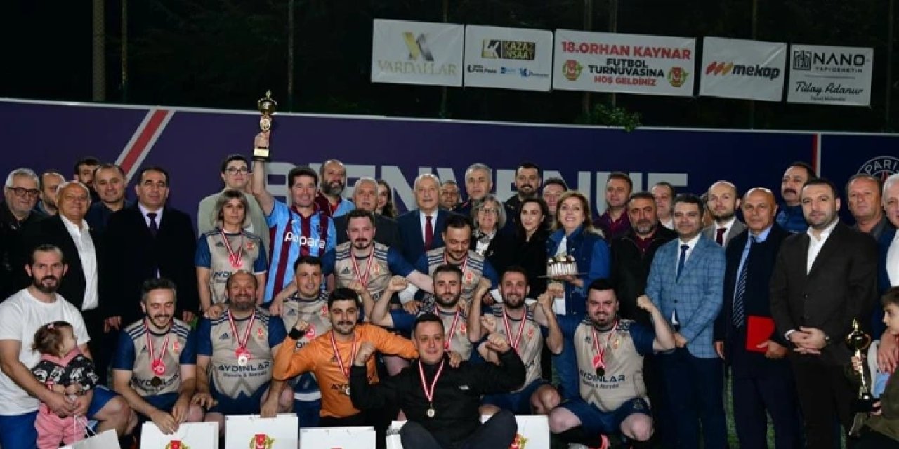 TGC Orhan Kaynar Futbol Turnuvası şampiyonu Ortahisar Belediyesi