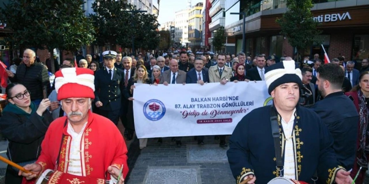 Trabzon’da 511 Balkan Harbi şehidi anıldı