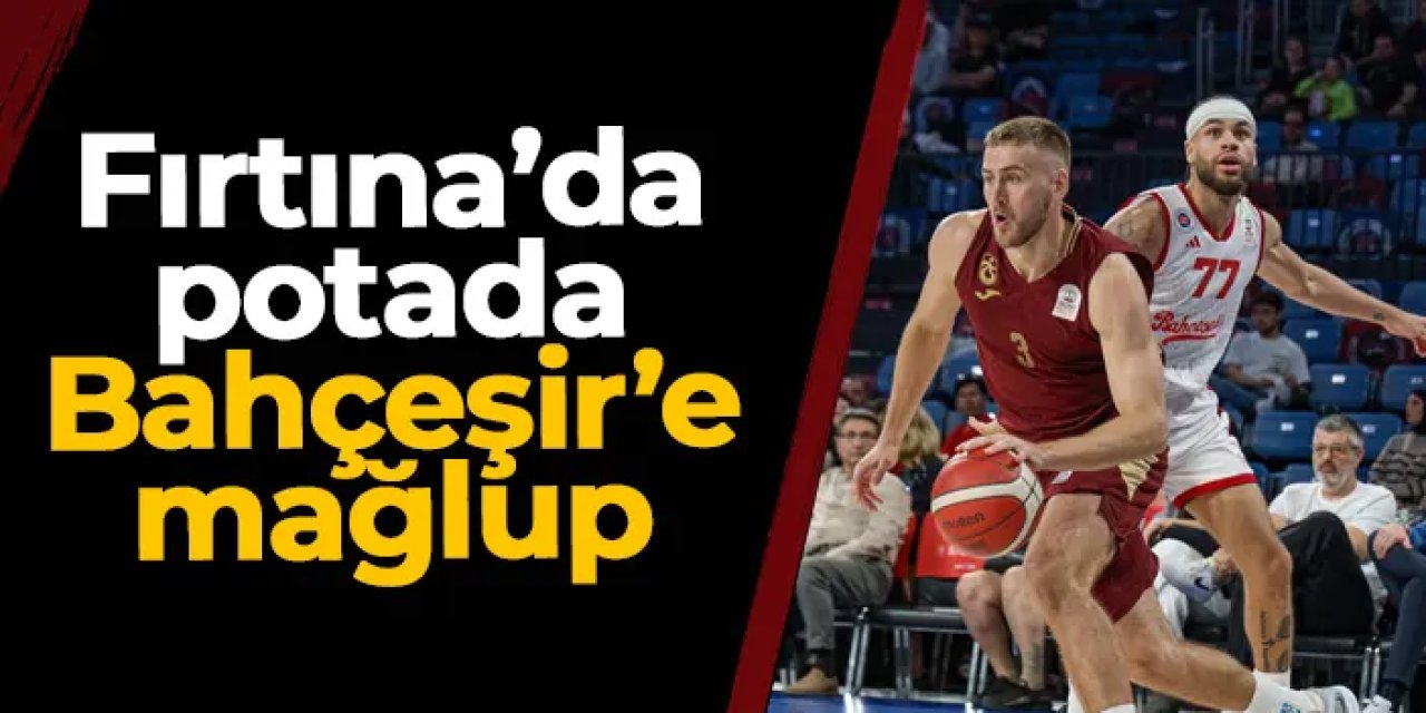 Trabzonspor Basketbol Bahçeşehir'e mağlup