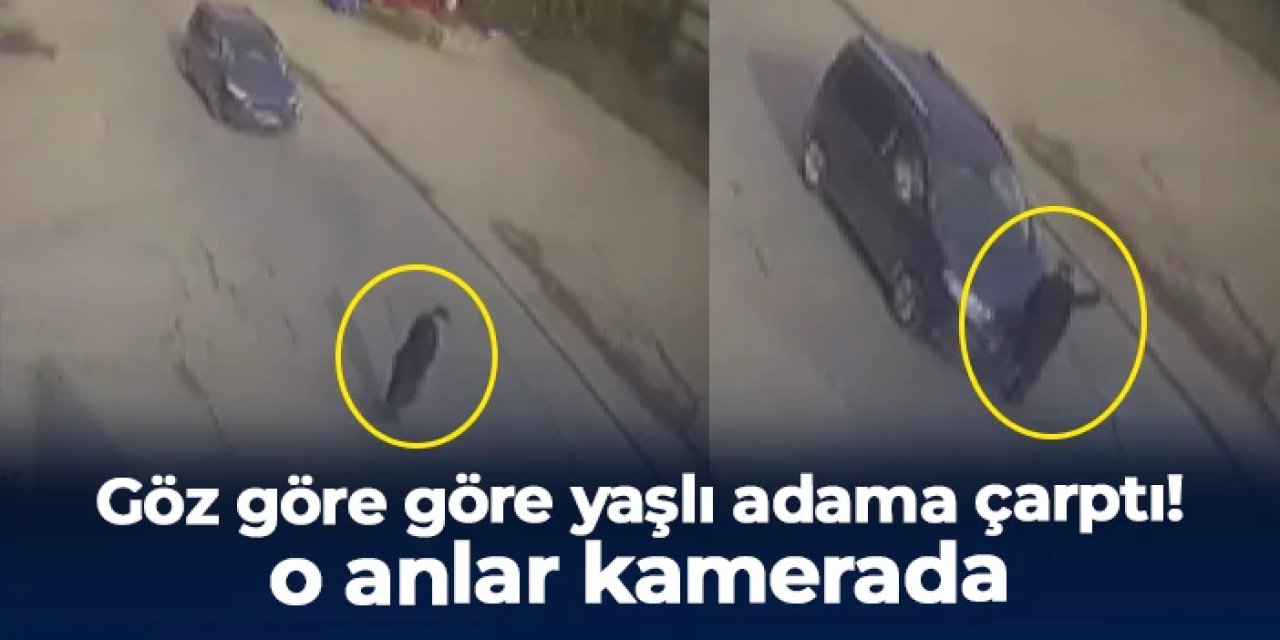 Zonguldak'ta göz göre göre yaşlı adama çarptı! O anlar kamerada