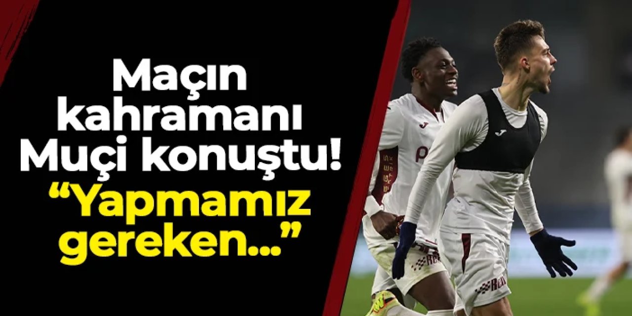 Başakşehir maçının kahramanı Muçi konuştu! "Yapmamız gereken..."