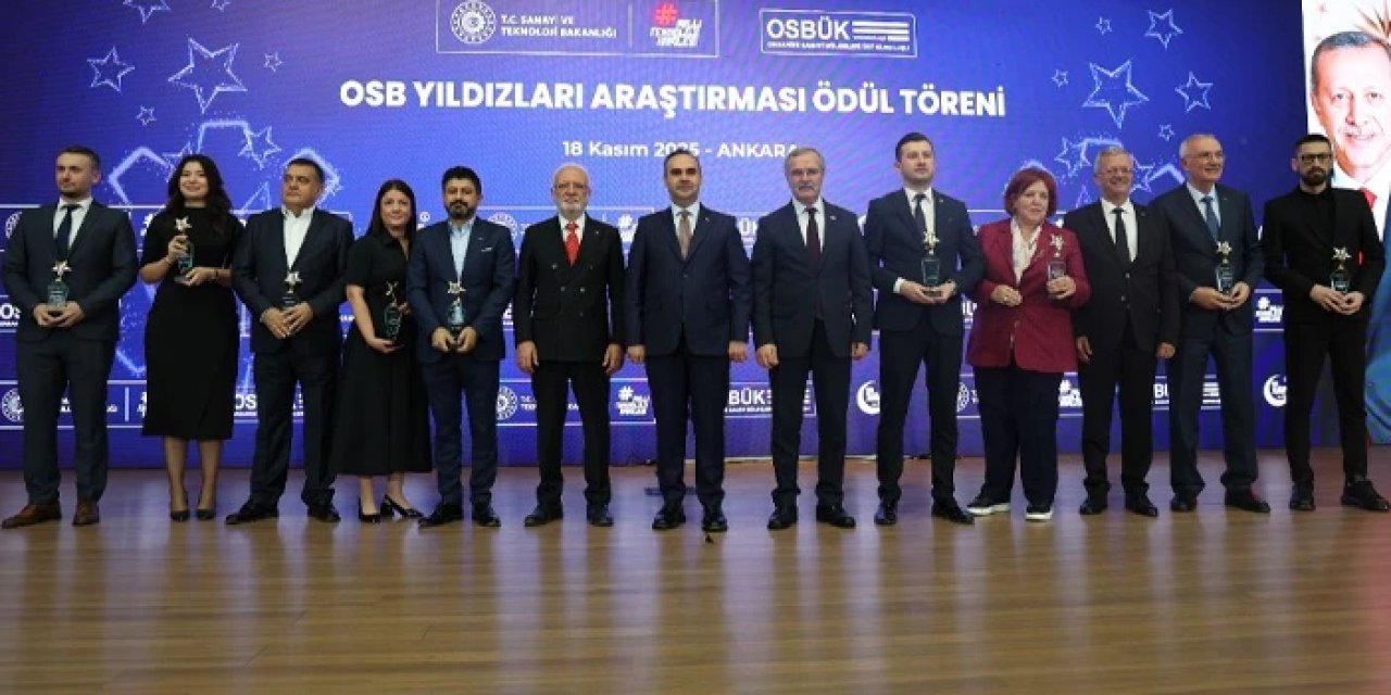 Trabzon firmasından büyük başarı! "OSB Yıldızları" ödülü aldı