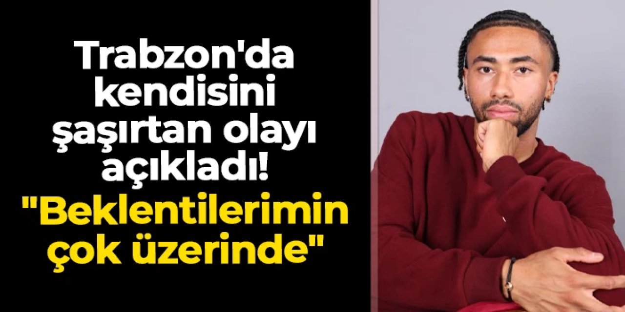 Folcarelli Trabzon'da kendisini şaşırtan olayı açıkladı! "Beklentilerimin çok üzerinde"