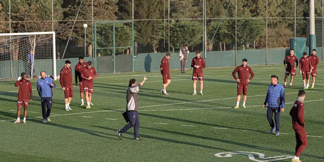 Trabzonspor'da Konyaspor hazırlıkları tam gaz sürüyor