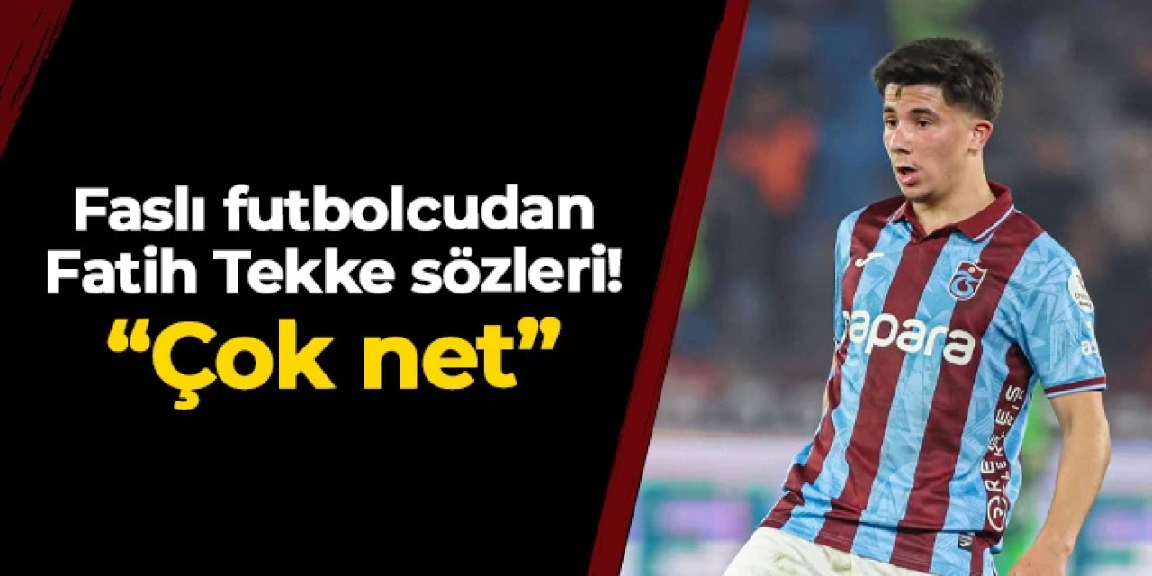 Benjamin Bouchouari: "Fatih Tekke'nin beklentileri çok net"