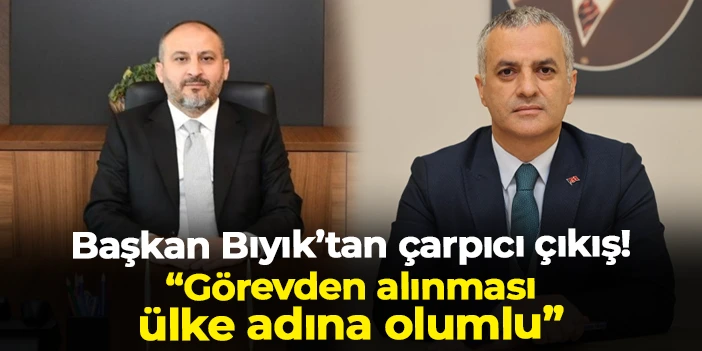 Mustafa Bıyık'tan İller Bankası çıkışı! "Recep Türk'ün görevden alınması olumlu"