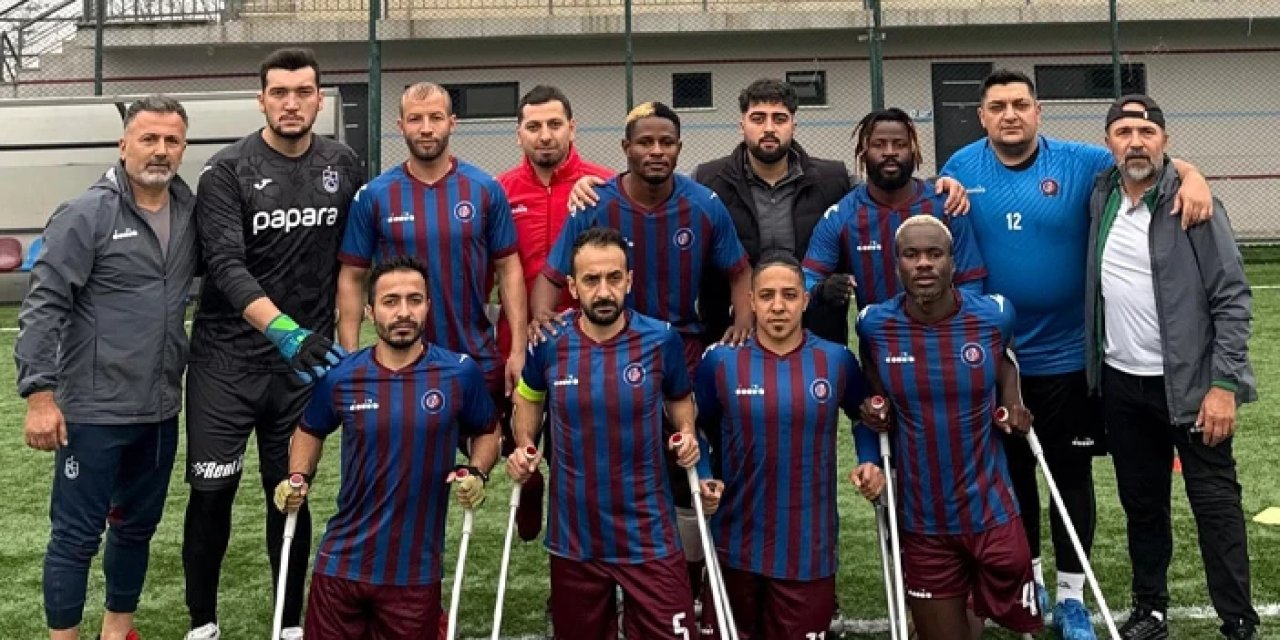 Trabzon Büyükşehir Ampute Süper Ligi'nde Bağcılar Belediyesi'ne karşı galip