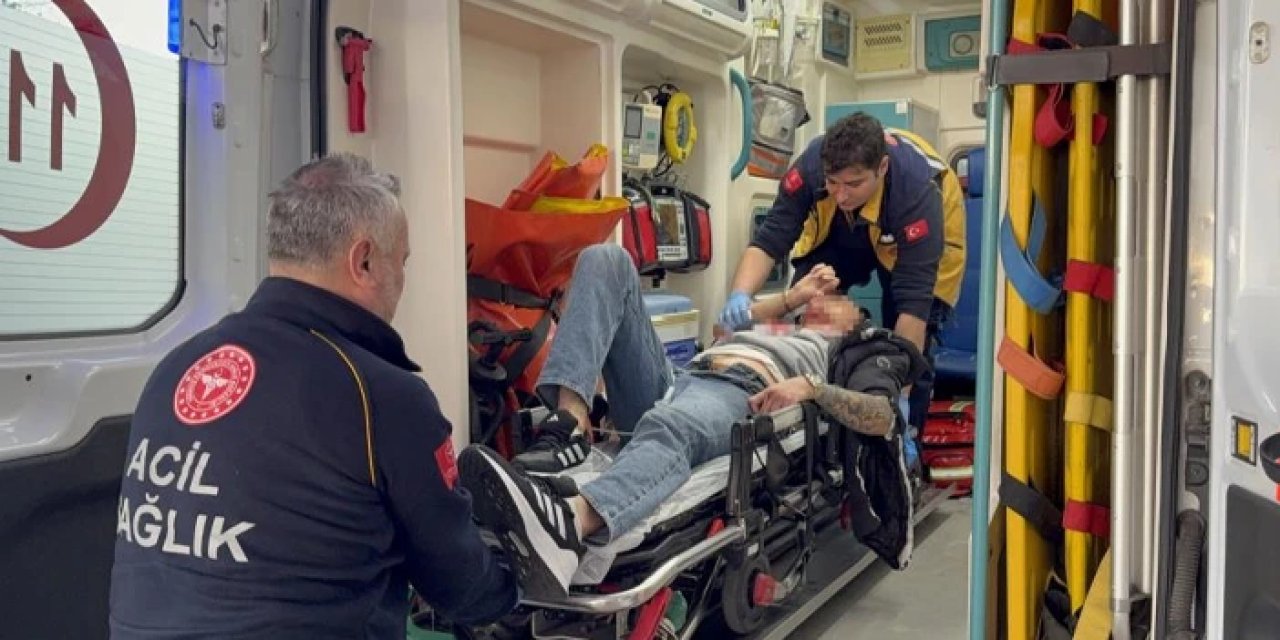 Samsun'da motosiklet üzerindeki 2 gence silahlı saldırı!