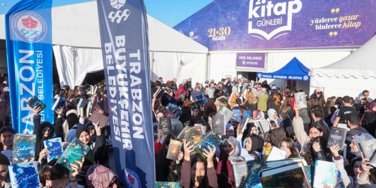 Trabzon yine en iyisini yaptı! Kitap Günleri rekor kırdı