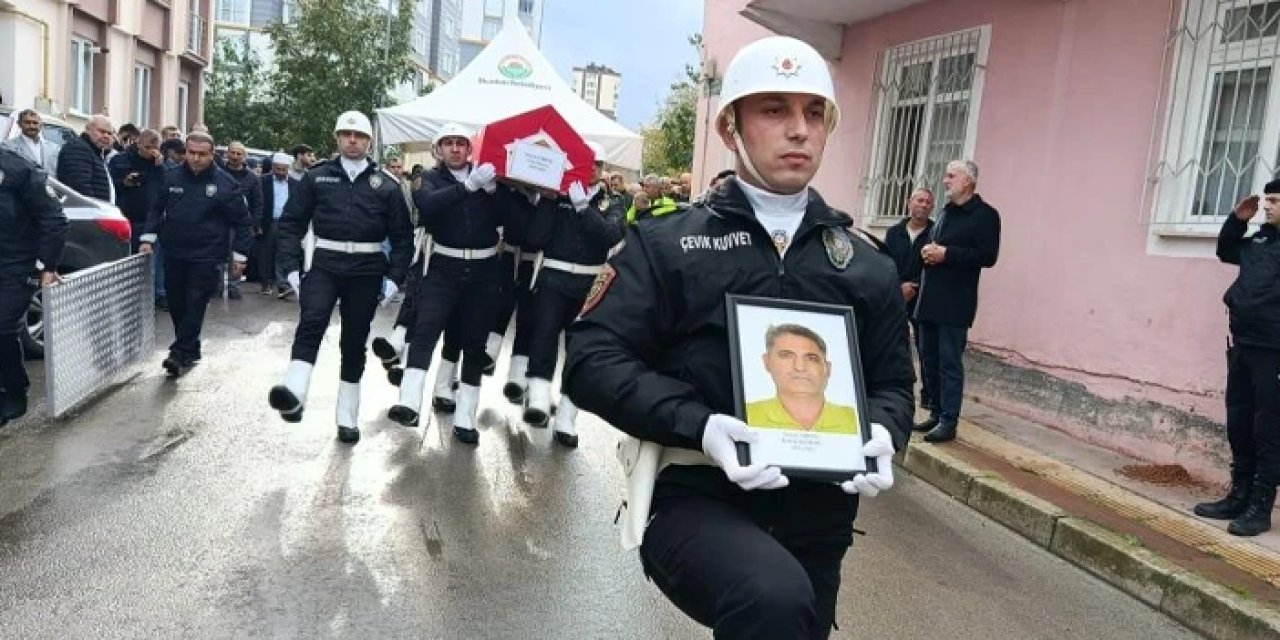 Polis memuru Tuncay Ebrinç Samsun'da son yolculuğuna uğurlandı