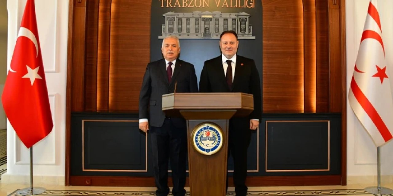 KKTC Meclis Başkanı Ziya  Öztürkler Trabzon’da