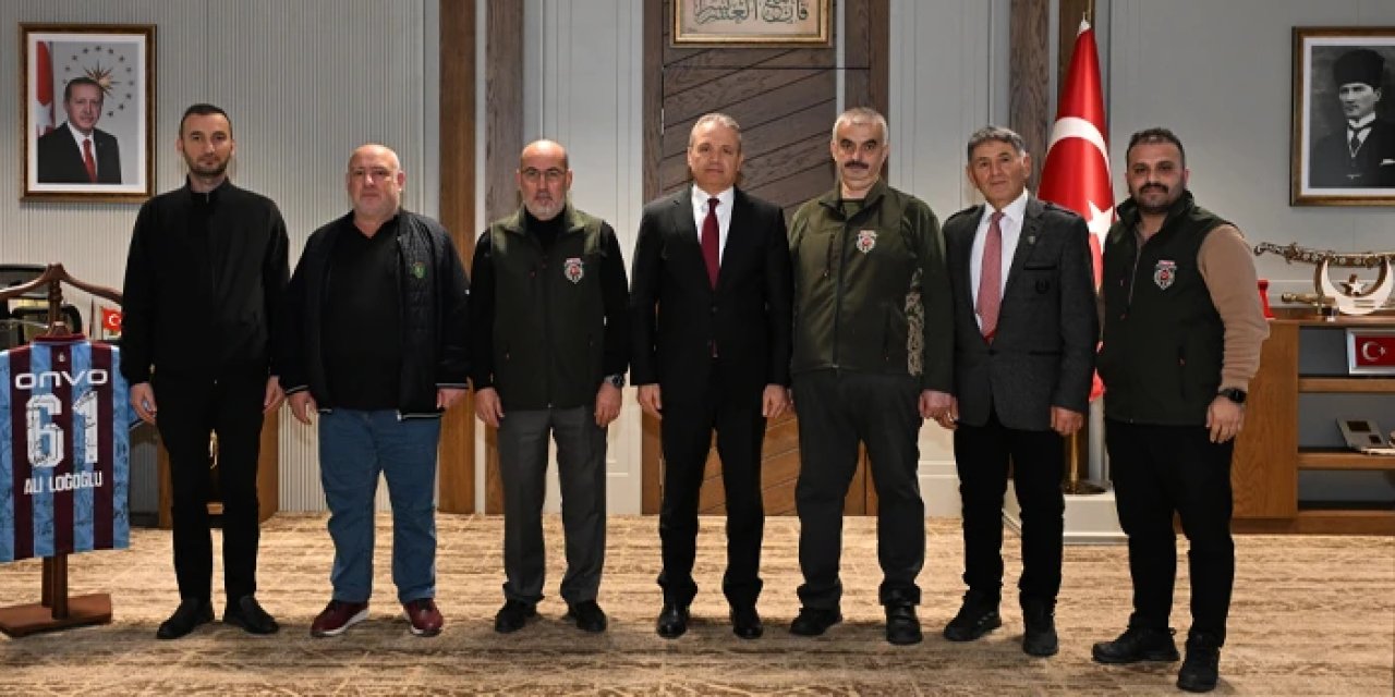 Trabzon'da gazi ve şehit yakınlarından İl Emniyet Müdürü Ali Loğoğlu’na ziyaret