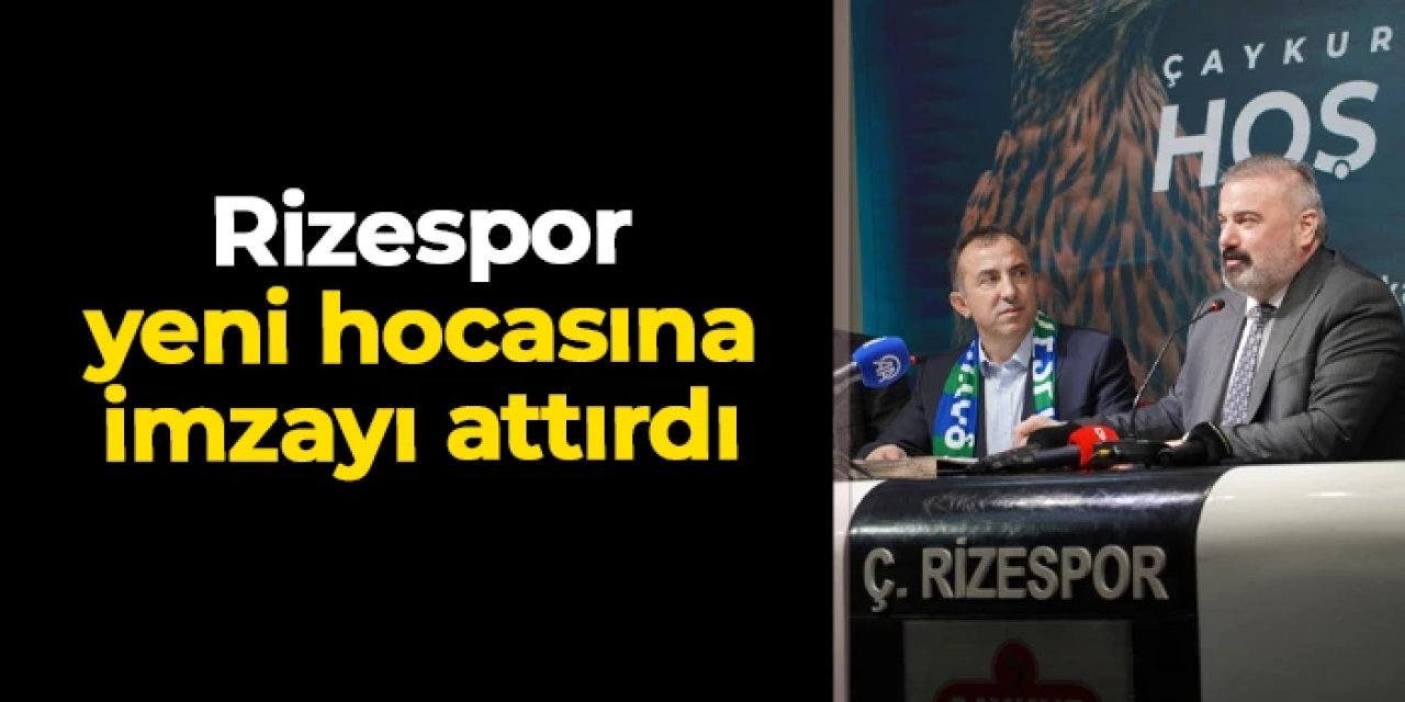 Çaykur Rizespor Reçep Uçar ile sözleşme imzaladı