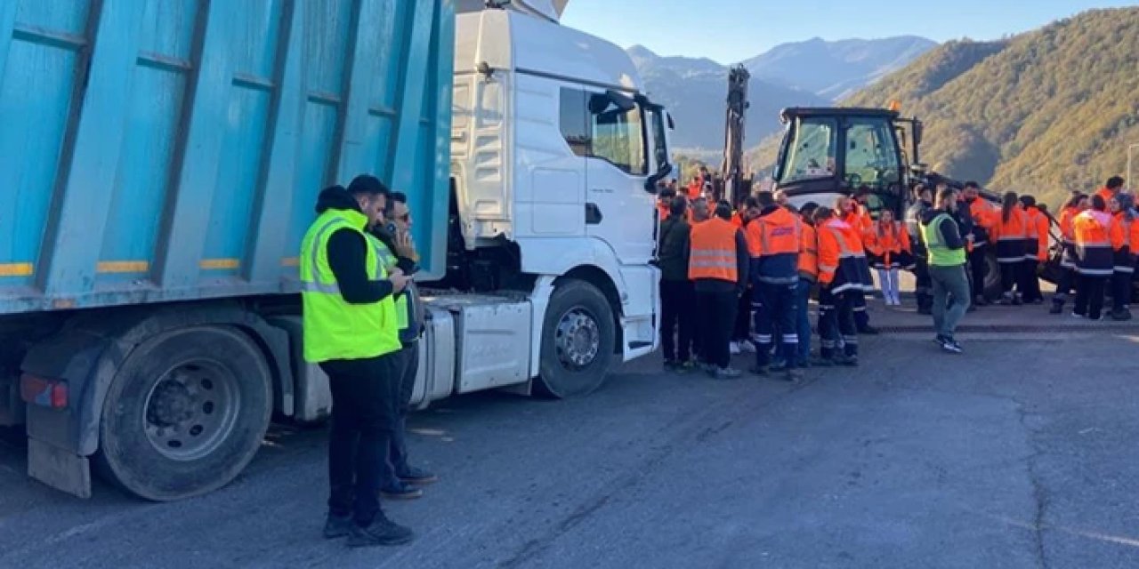 Trabzon'da kötü kokusuyla gündemden düşmeyen tesiste bu kez işçiler isyanda