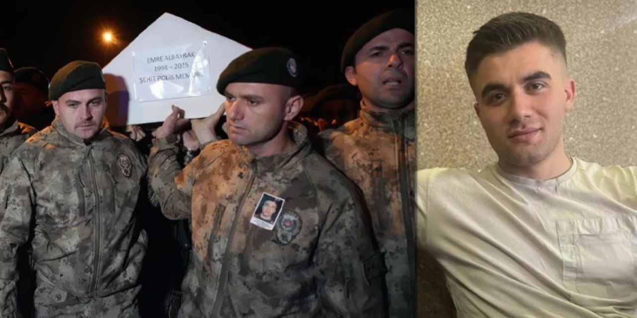 Şehit polis Emre Albayrak'ın naaşı memleketi Samsun'a götürüldü