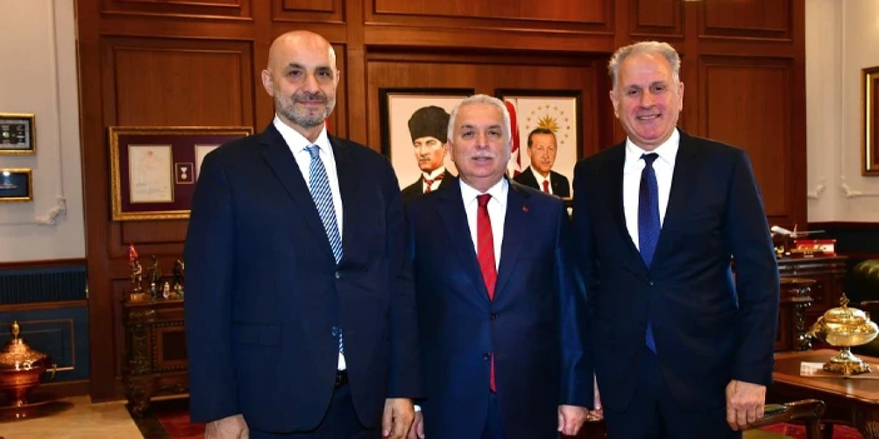 Binicilik Federasyonu'ndan Trabzon Valisi Aziz Yıldırım'a ziyaret